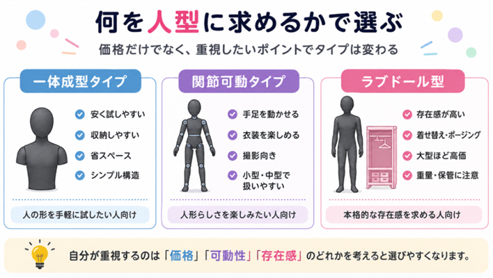 人型オナホの基準の図解